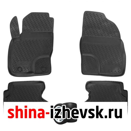 Коврик Коврики в салон Format для Ford Focus 3, 04/2011-2015 4 шт. (ПУ, повышенная износостойкость) в Ижевске